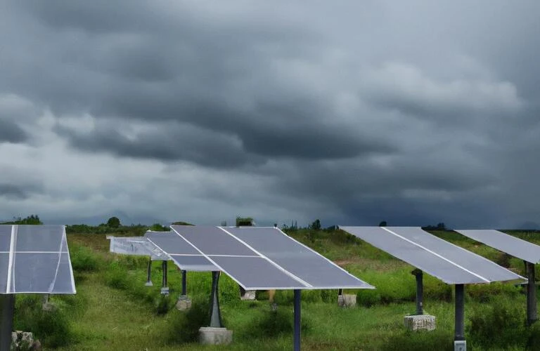 梅雨の季節も安心して太陽光発電を