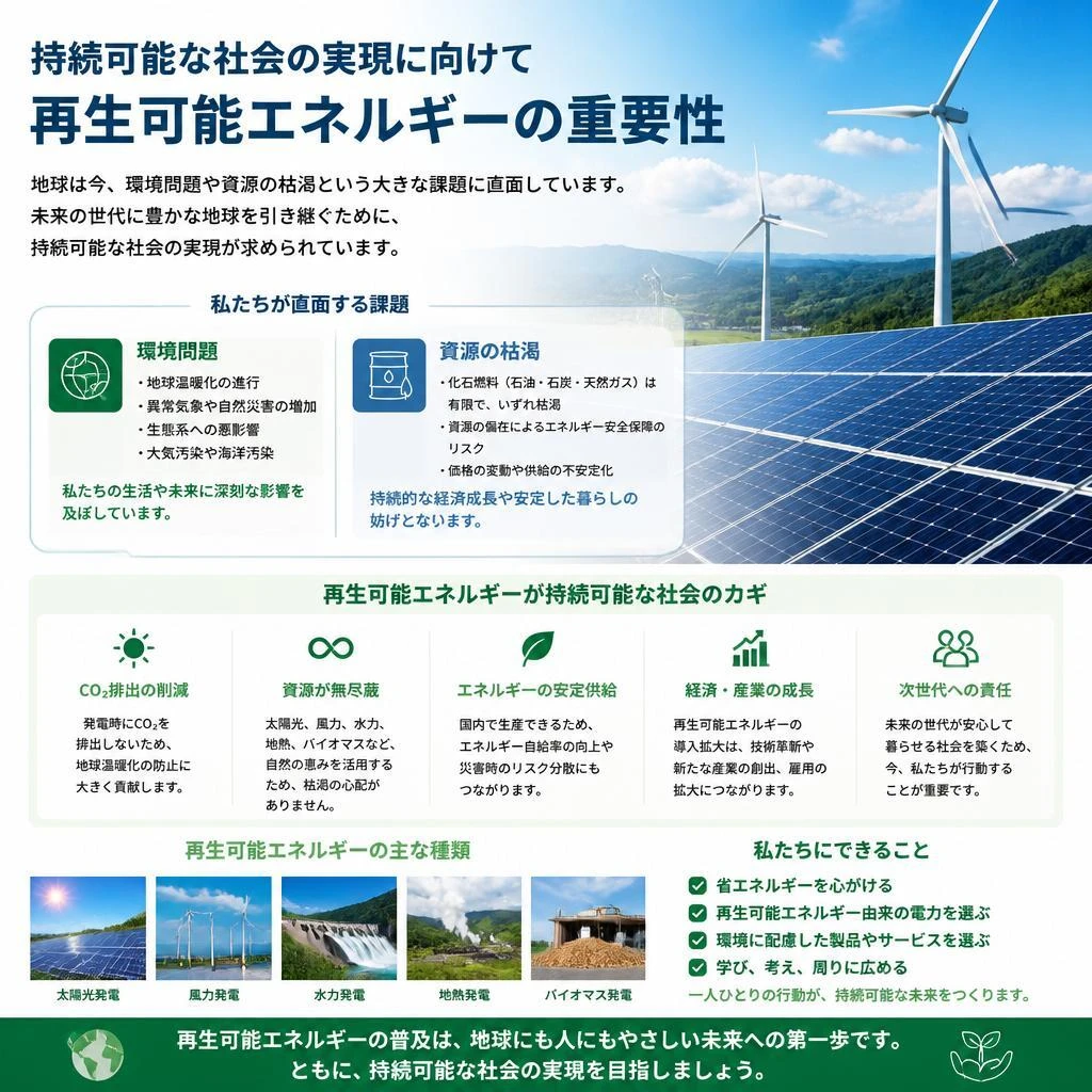 なぜ再生可能エネルギーが必要なのか