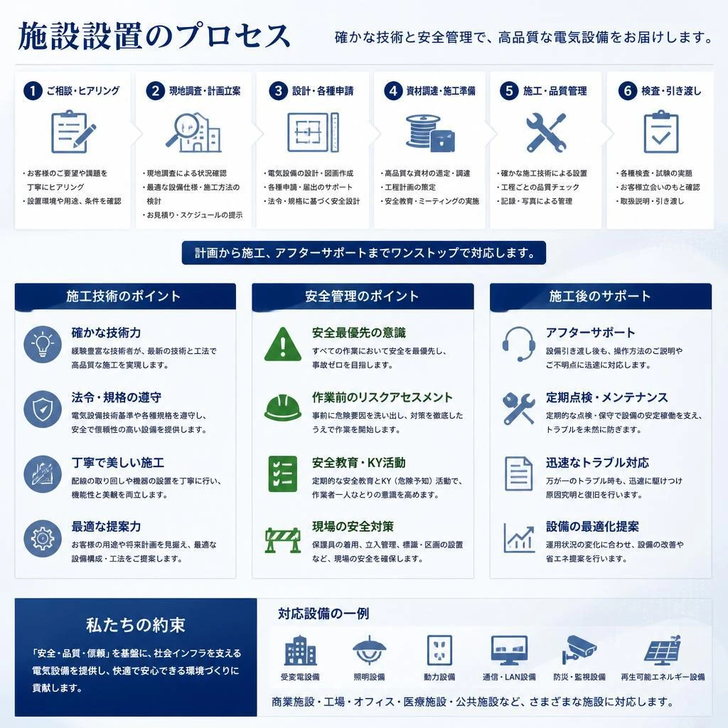 3. 施設設置と専門技術