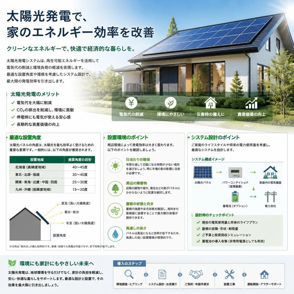 エネルギー効率の改善方法