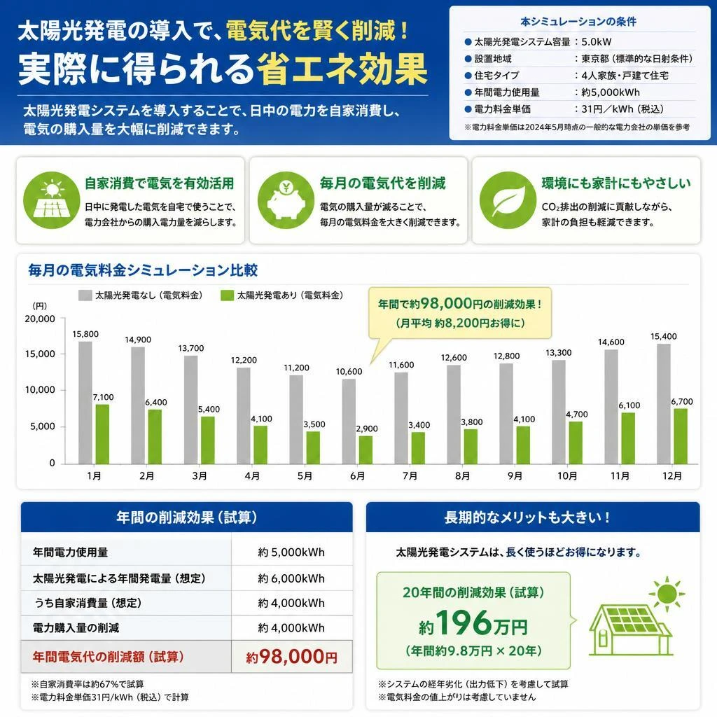 省エネ効果の実証