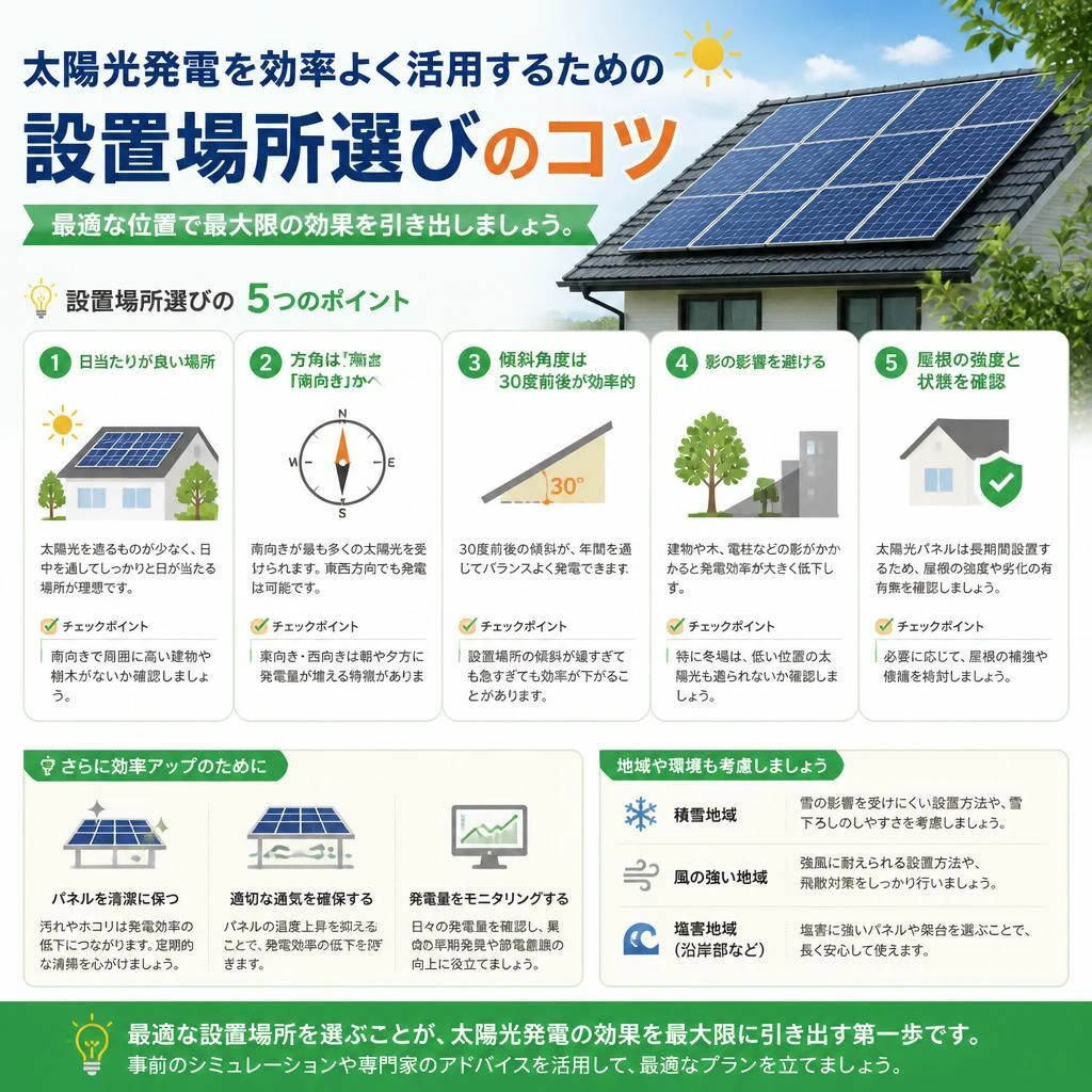 設置場所のポイント