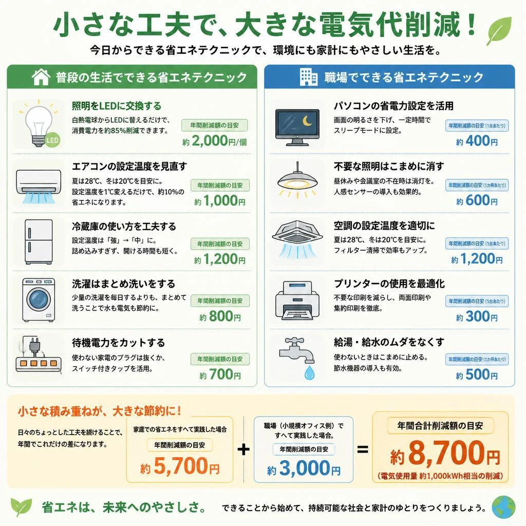 3. 省エネ術を実践しよう！