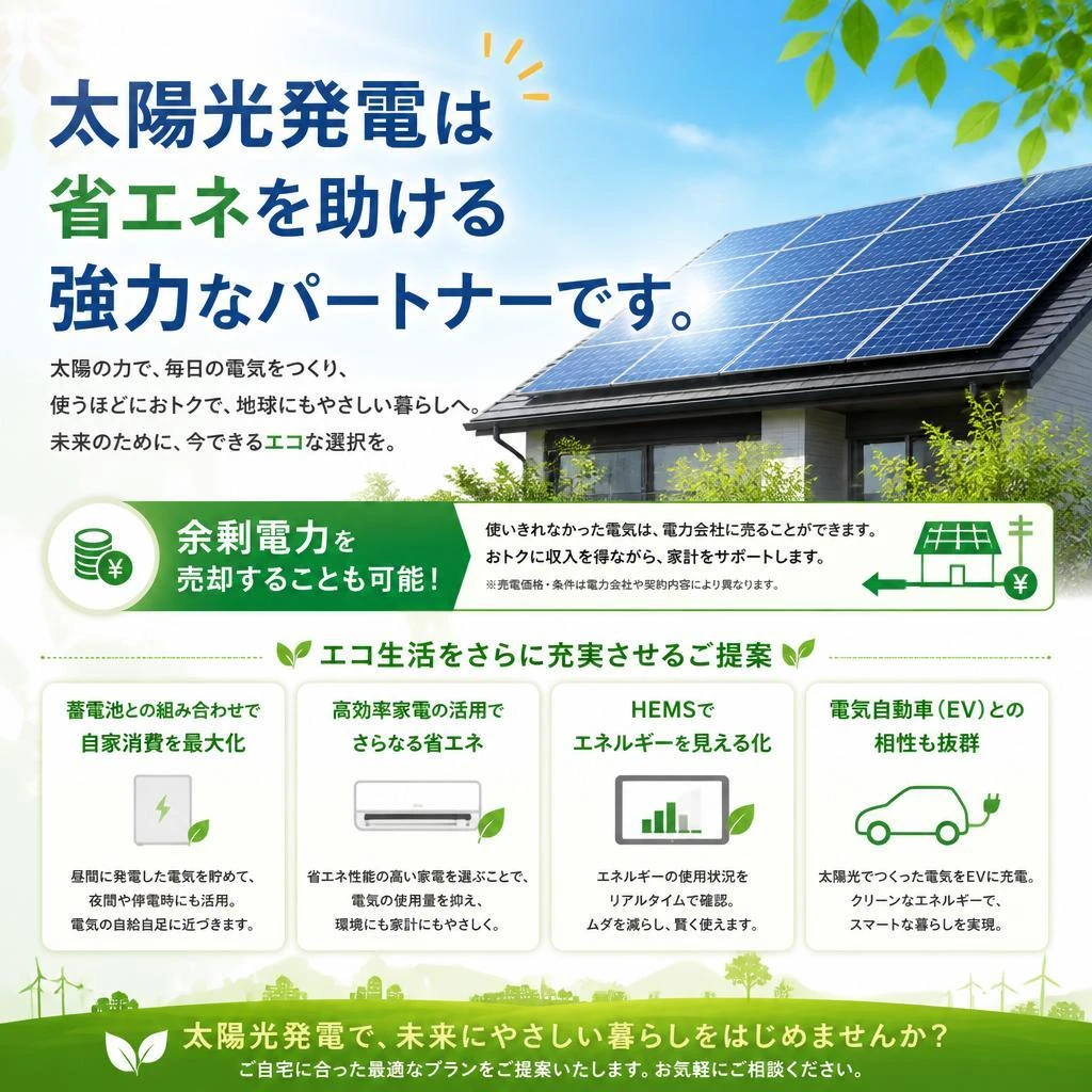 省エネ生活を実現するために