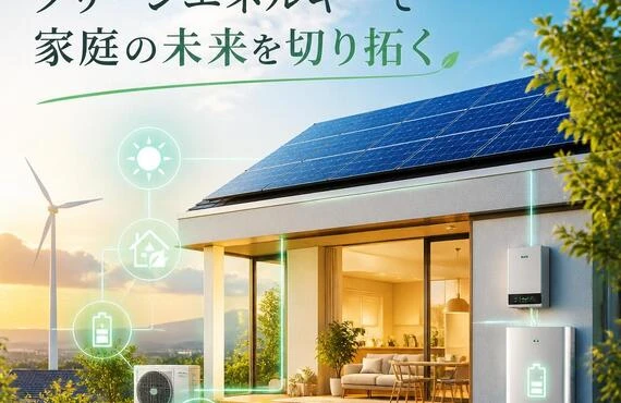 クリーンエネルギーで家庭の未来を切り拓く