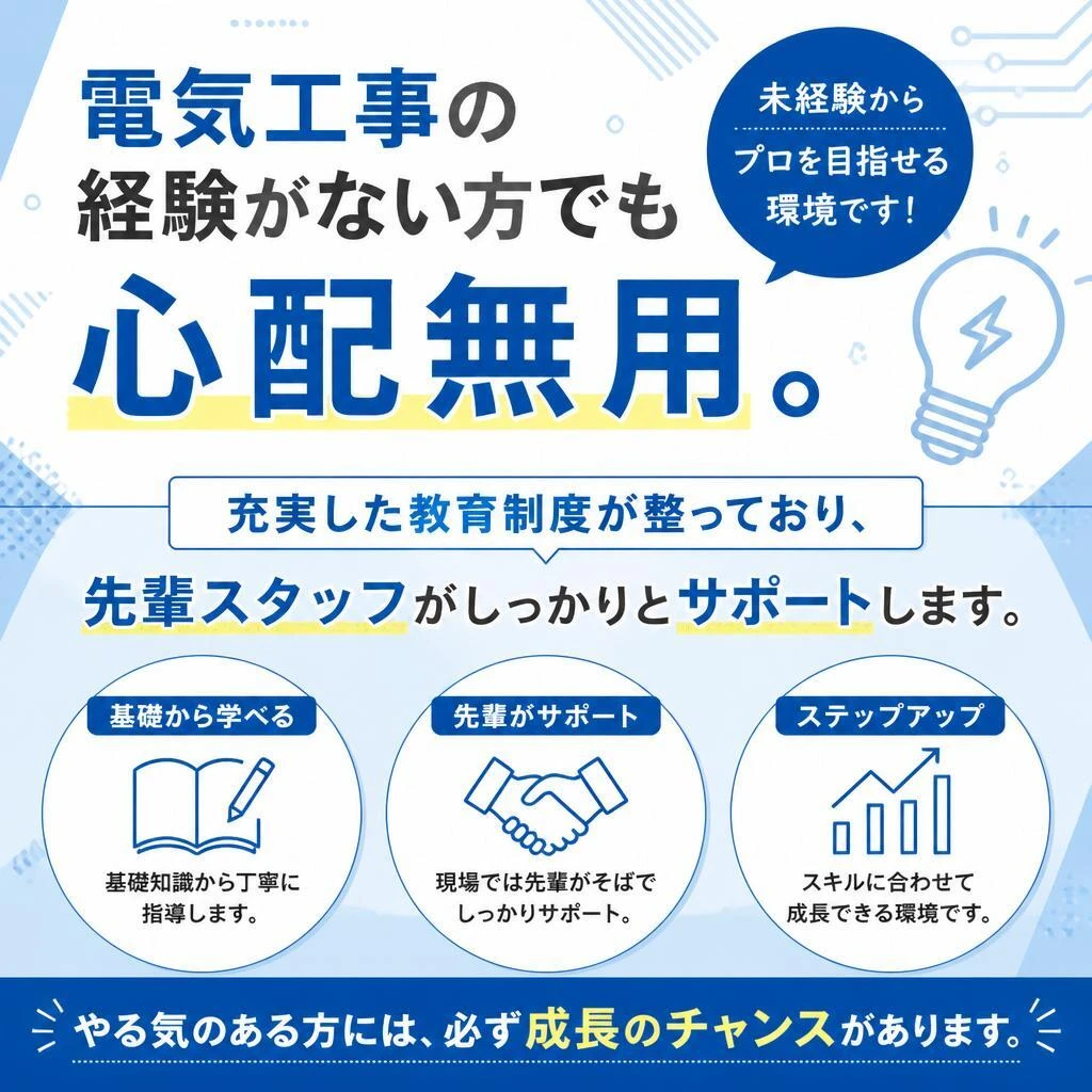 2. 未経験者も歓迎！