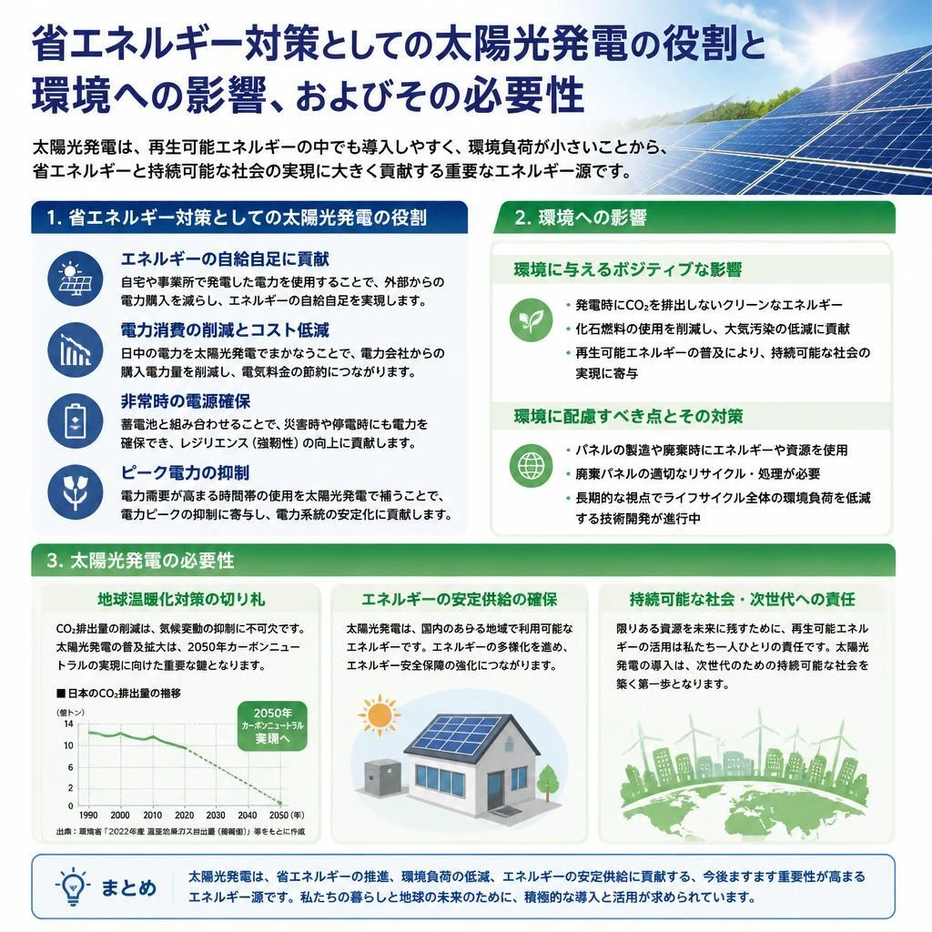 省エネルギー対策の重要性