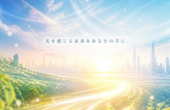 光を感じる未来をあなたの手に。