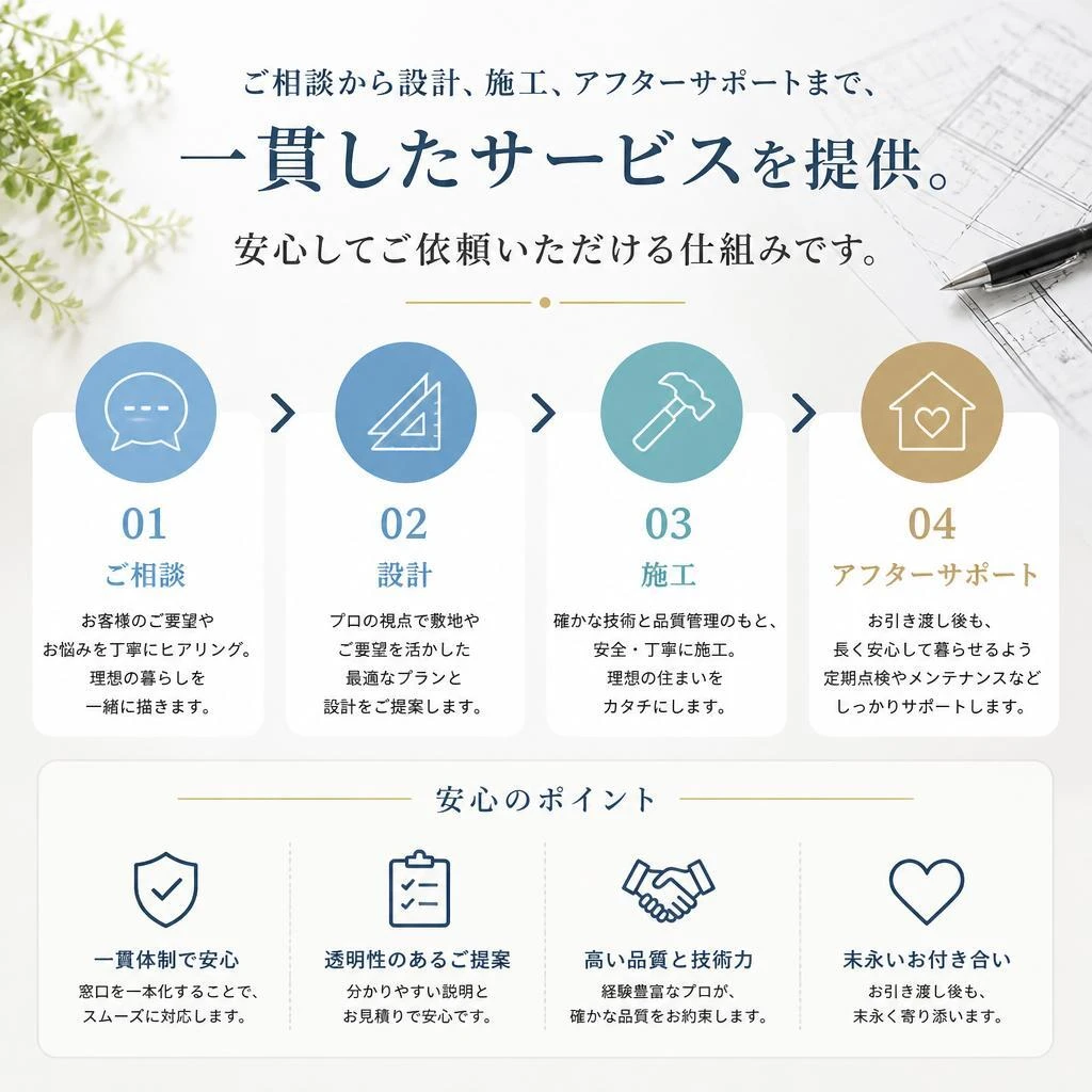 私たちの工事の流れ