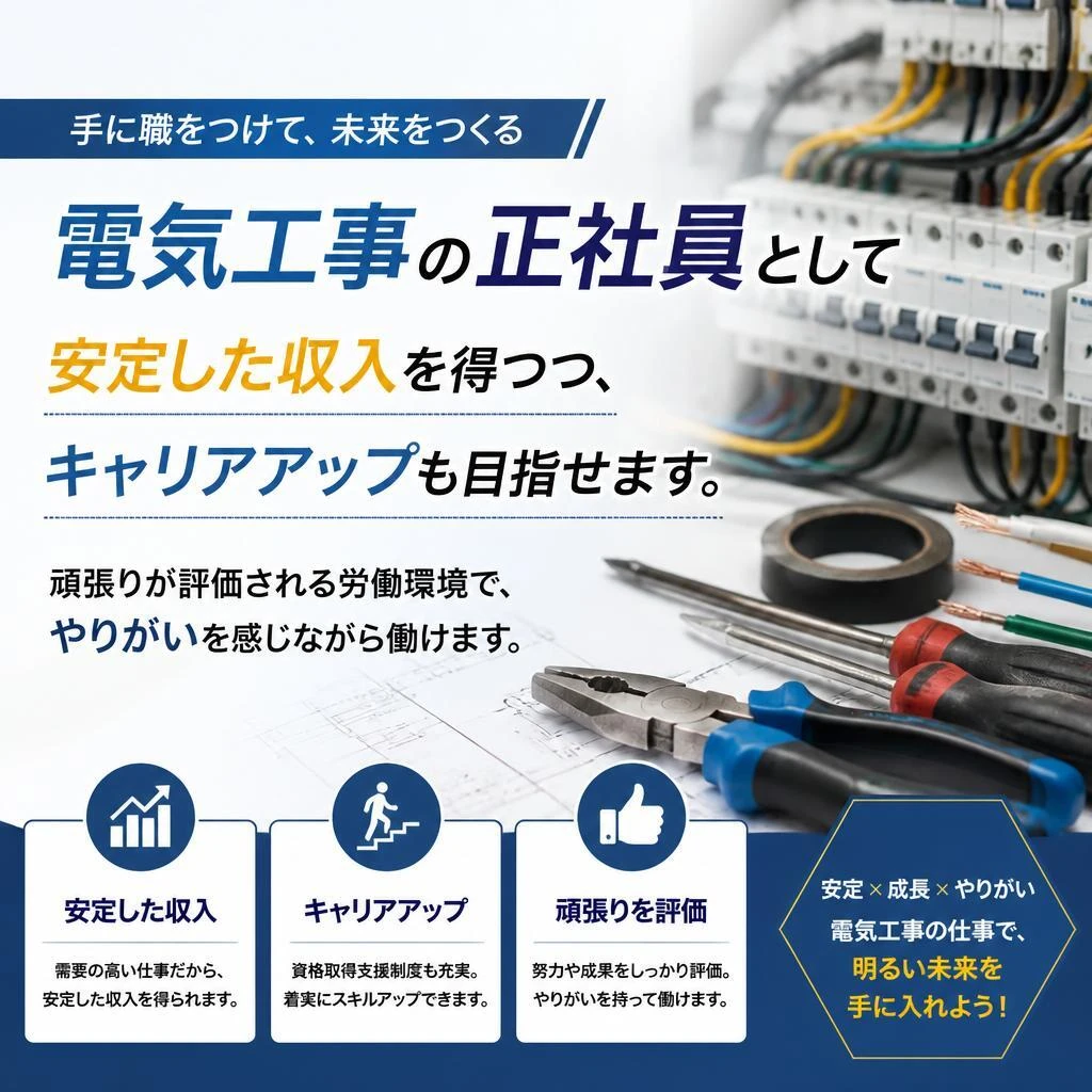 正社員としての安定性とやりがい