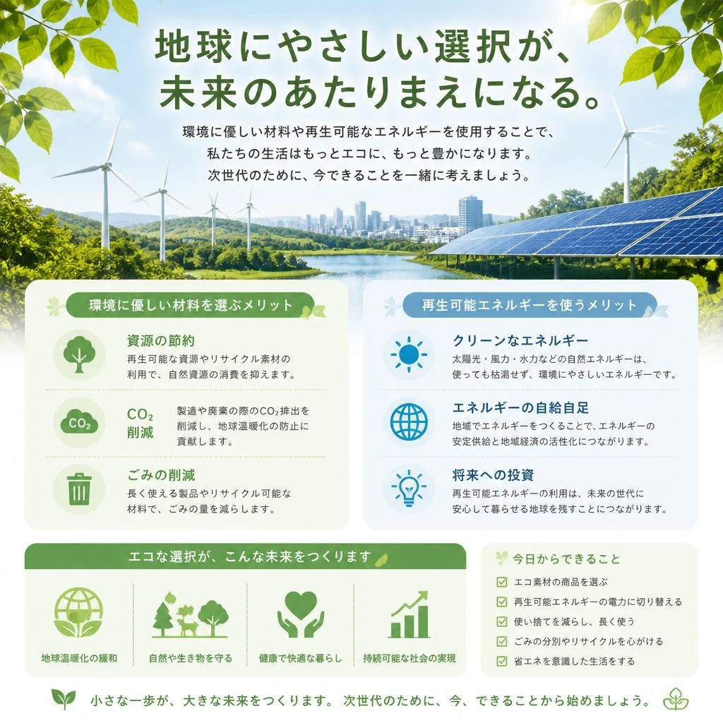 2. エコな生活を実現