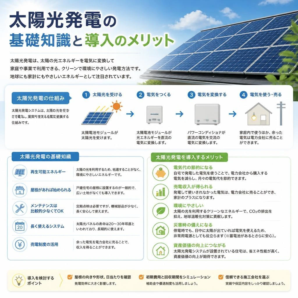 2. 太陽光発電とは - 知識を深める