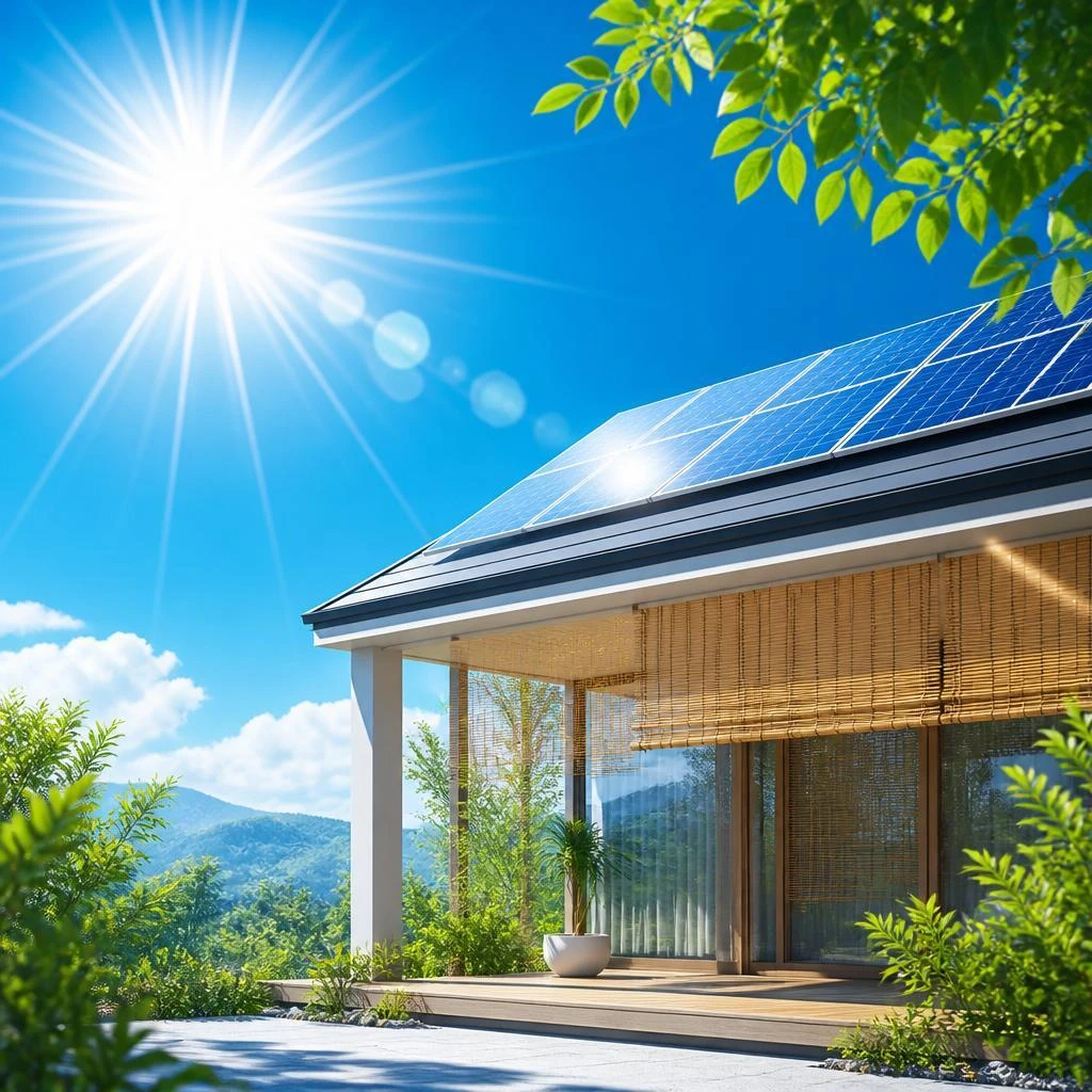 太陽のエネルギーで夏を快適に！
