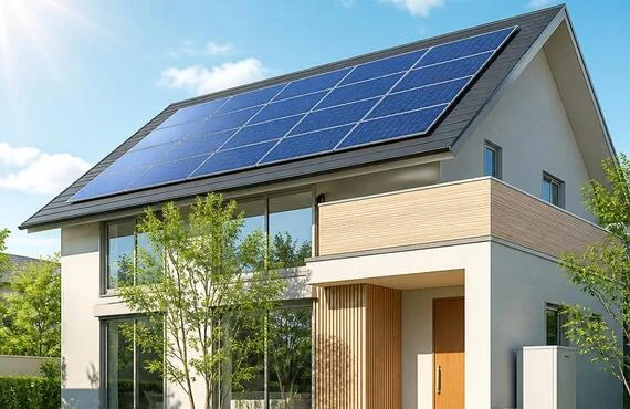 家庭をクリーンエネルギーで支える。家族のための太陽光発電