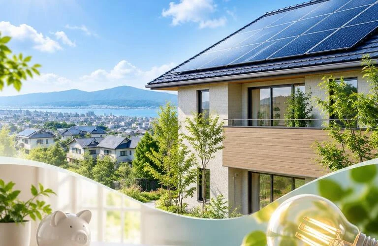 電気の使い方を見直して、家計にゆとりを。太陽光発電の導入から施工まで、藏座工業が暮らしに合った一歩をお手伝いします。