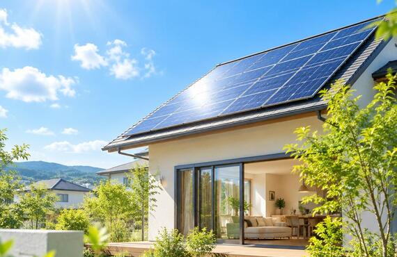 太陽の恵みを、家族の安心と笑顔に。太陽光発電で始める、無理のない節約と快適な暮らし。