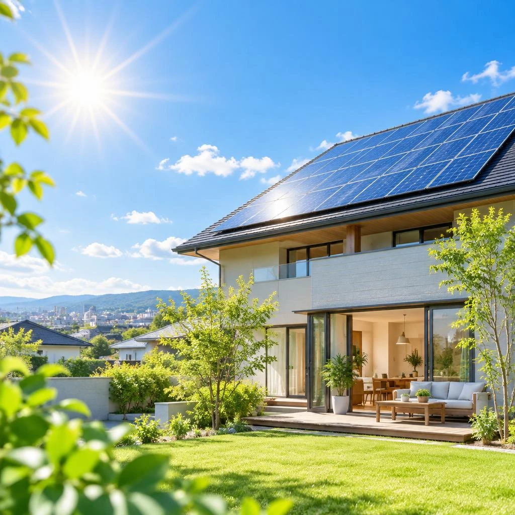 家族の笑顔が続く毎日へ。太陽の力で、電気も暮らしももっと心地よく。